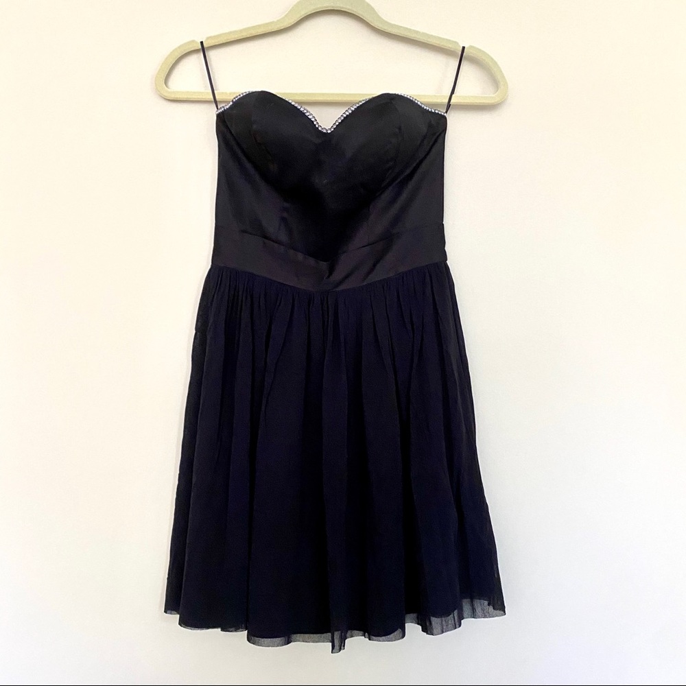 Elise Ryan Strapless Cocktail Dress